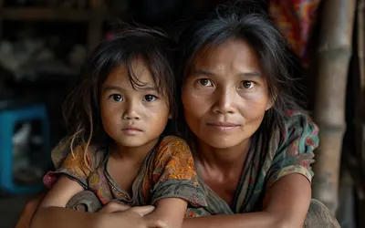 familia en situación vulnerable